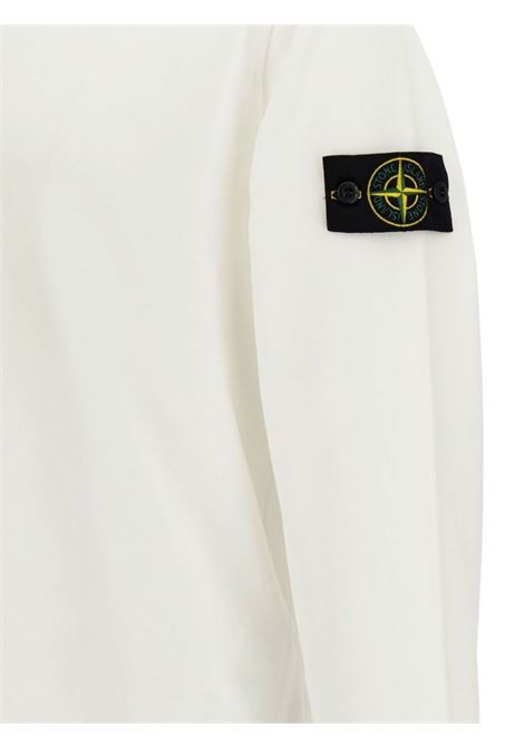 felpa 6100060 uomo bianca STONE ISLAND | L1S15 6100060 S0051V0001